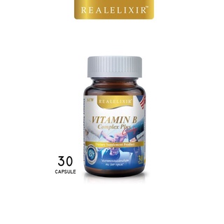 REAL ELIXER VITAMIN B COMPLEX PLUS GINKGO วิตามินบีรวมและแป๊ะก๊วย
 จำนวน 30 เม็ด