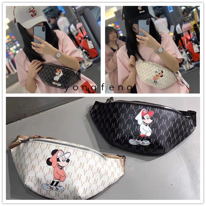 2020 NY MLB  DISNEY MICKEY MOUSE กระเป๋าคาดเอว Cross Body Bag