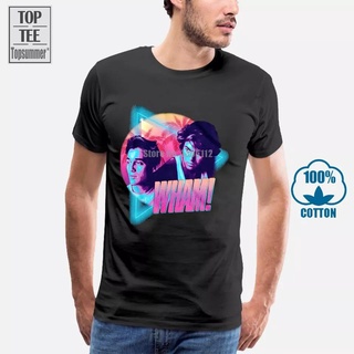 เสื้อยืด พิมพ์ลาย Wham Miami Vice Black Sm สไตล์คลาสสิก พลัสไซซ์ สําหรับผู้ชาย