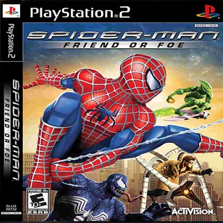 แผ่นเกมส์ PS2 (คุณภาพ) (ส่งไว) Spider-Man Friend or Foe (USA)