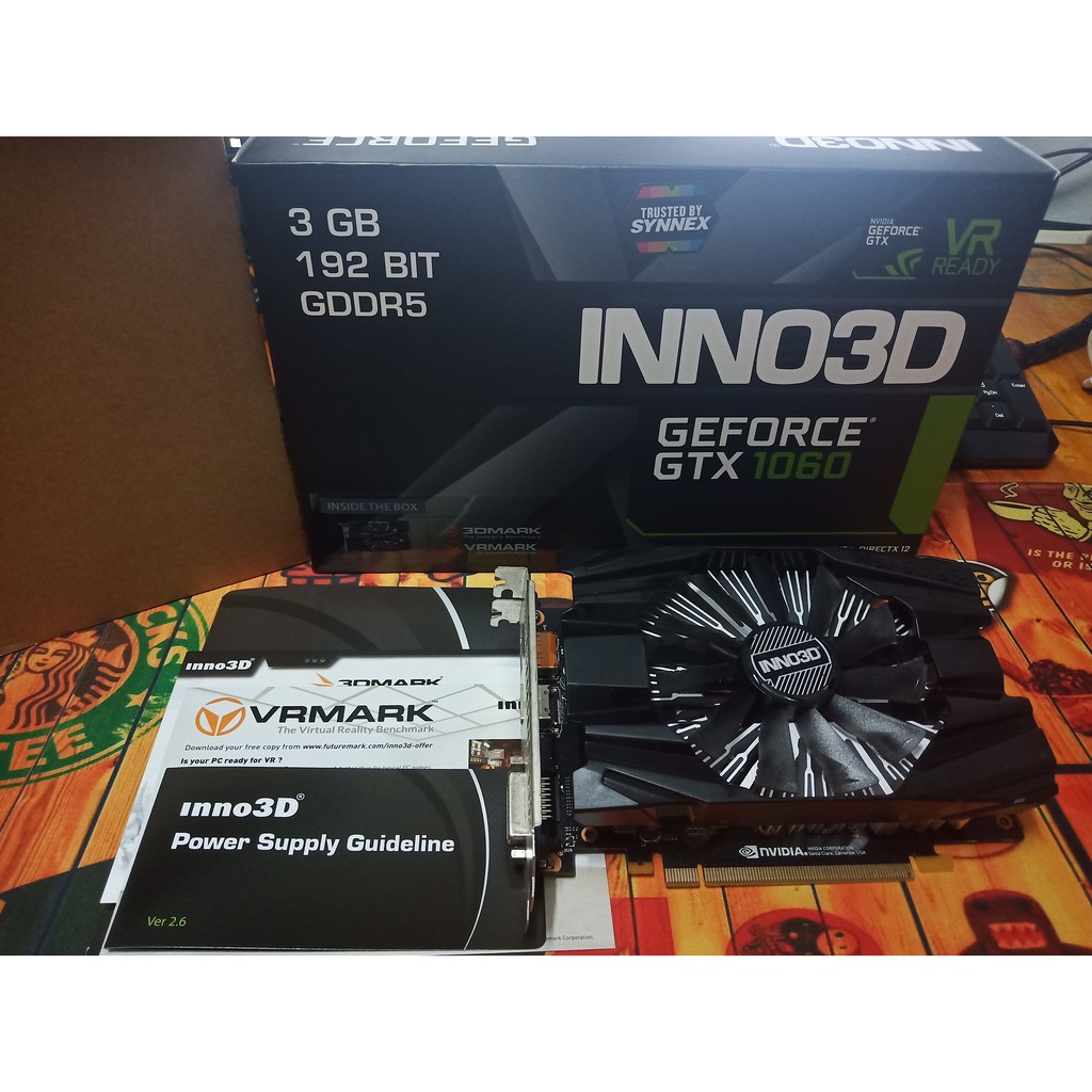VGA CARD INNO3D GTX 1060 3GB.