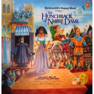 The Hunchback of Notre Dame Happy Meal McDonalds 1996 ครบชุดคะ