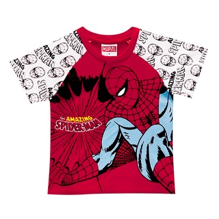 MARVEL SPIDERMAN : เสื้อยืดเด็กผู้ชาย ลิขสิทธิ์แท้