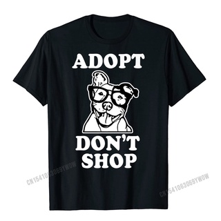 เสื้อยืดโอเวอร์ไซส์เสื้อยืดลําลอง ผ้าฝ้าย แขนสั้น พิมพ์ลายกู้ภัย Adopt Dont Shop สไตล์ฮาราจูกุ สําหรับผู้ชายS-4XL