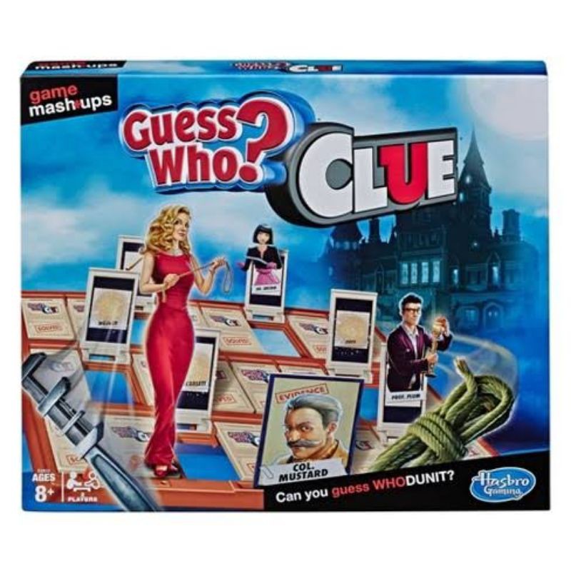 Hasbro Gaming Board Game Mashups - Guess Who? Clue บอร์ดเกม | BeeCost