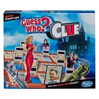 Hasbro Gaming Board Game Mashups - Guess Who? Clue บอร์ดเกม