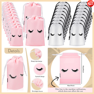 ถุงพลาสติก สําหรับใส่เครื่องสําอาง ขนตาปลอม 50 ชิ้น