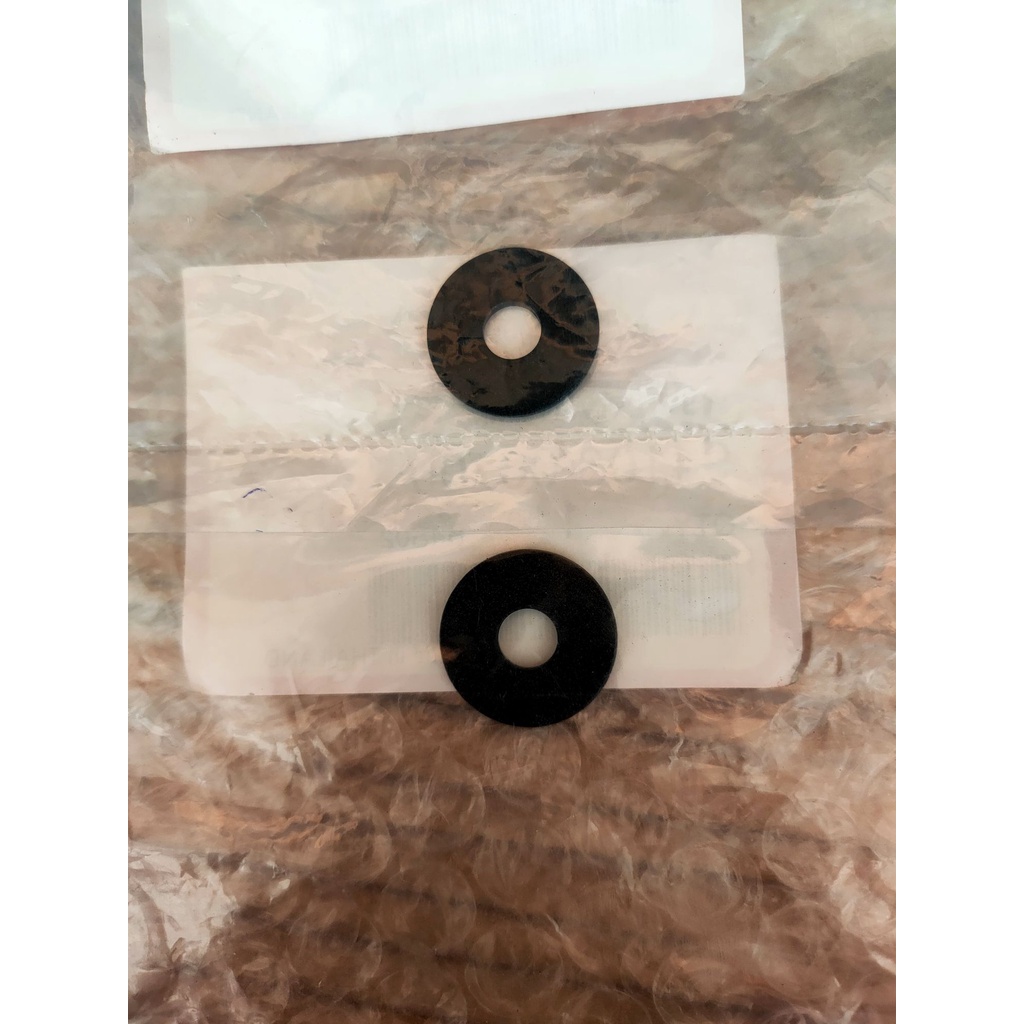 94103-06000แหวนรอง6มม. เหล็กสีดำ รองน๊อตยึดแฟริ่งล่างเวฟ125S,R,Xและรุ่นอื่นๆ 1คู่ อะไหล่แท้ศูนย์ HON