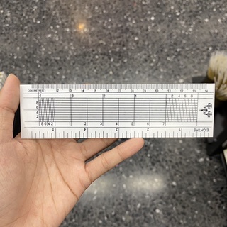 ไม้โปรแทรคเตอร์ ไม้โปรขาว 15cm