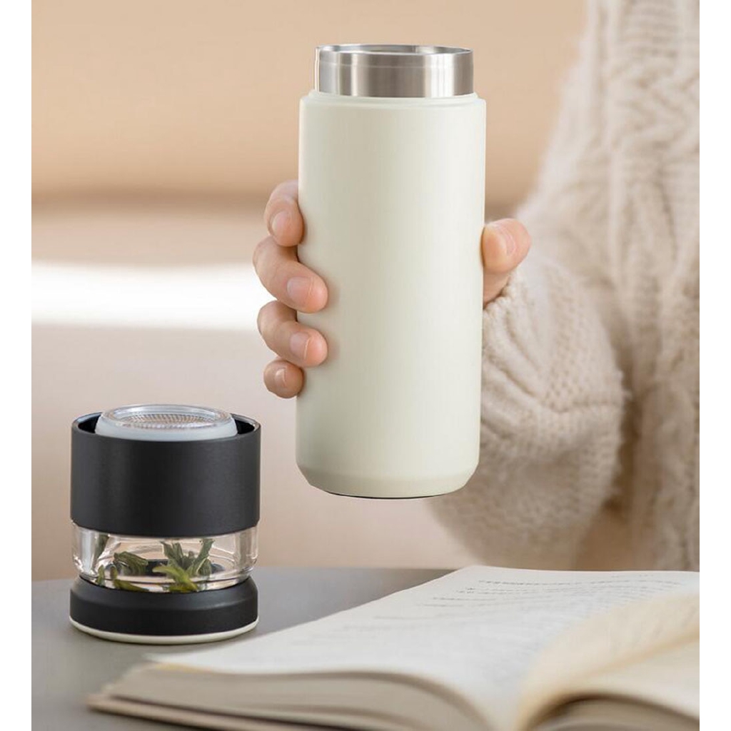 Xiaomi Fun Home 520ML Tea Infuser Thermos Water Bottle Double Wall