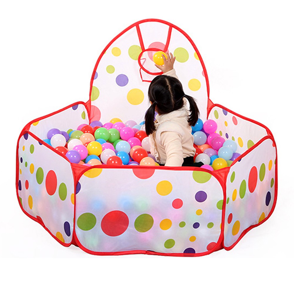 GWOKWAI Kids Ball Pit Portable Folding Ball Pool with Storage Bag Waterproof Baby Play Ball Pit for Indoor Outdoor Kids Play Game