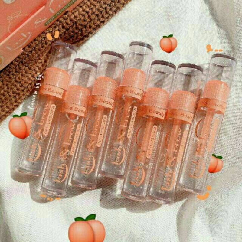 พร้อมส่ง มาสคาร่าใส มาสคาร่าพีช ขนตาคิ้วไรผม