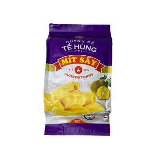 ขนุนอบกรอบ ​Jackfruit Chips 脆皮菠萝蜜 TE HUNG สินค้านำเข้าจากเวียดนาม 500g แพคใหญ่ แถบสีม่วง-ขาว 1แพค/บรรจุปริมาณ 500g ราคาพิเศษ สินค้าพร้อมส่ง