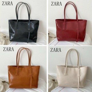 Zaraaa Croco Totebag / Zara Croco กระเป๋าถือ / กระเป๋า Tote / กระเป๋า Tote นําเข้า