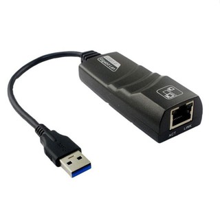 X-Tips USB3.0 TO LAN หัวแปลง USB เป็น Lan รองรับความเร็ว10/100/1000Mbps (สีดำ)