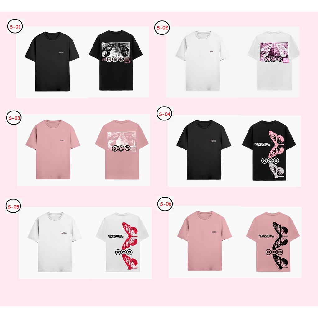 【hot sale】[พร้อมส่ง] เสื้อยืดMark Tuan | XC3 BUTTERFLY COLLECTION 🦋