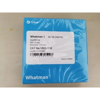 กระดาษกรอง​Whatman​ เบอร์​1​เส้นผ่าศูนย์กลาง110มม.