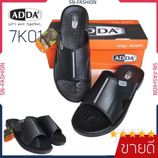 รองเท้า ADDA 71K01 - แตะ สวม ลำลอง สบาย - ดำ