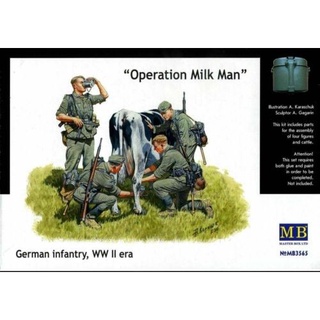 โมเดลประกอบฟิกเกอร์ทหาร Master Box 1/35MB3565 GERMAN INFANTRY, WW II ERA