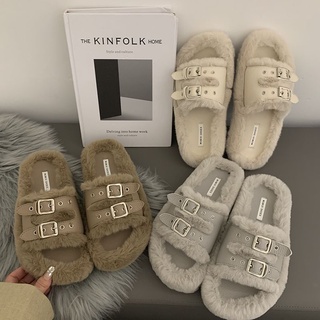 🔥พร้อมส่ง🔥รองเท้าสลิปเปอร์ รองเท้าใส่ในบ้าน สลิปเปอร์ slipper เพิ่มความอุ่นให้เท้า รองเท้าผู้หญิง รองเท้าผู้ชาย