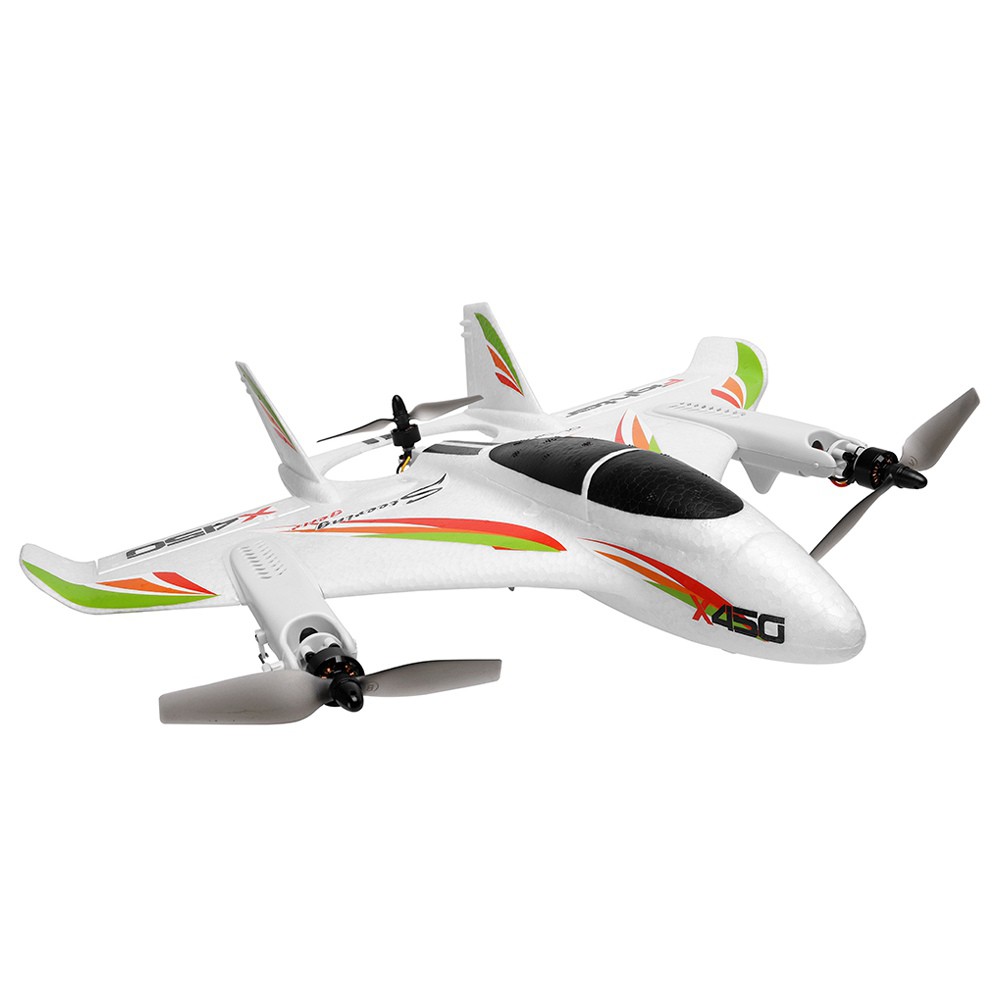 เครื่องบินบังคับวิทยุ X450 AVIATOR 2.4GHz Radio Control Airplanes ระบบมอเตอร์ Brushless 3 ตัว.