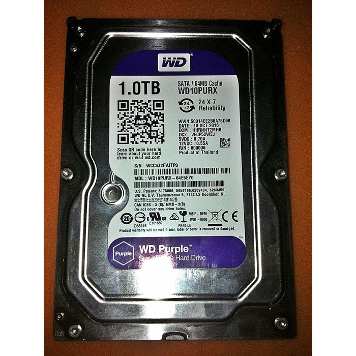 .:: WD Purple 1TB [WD10PURX] ::.