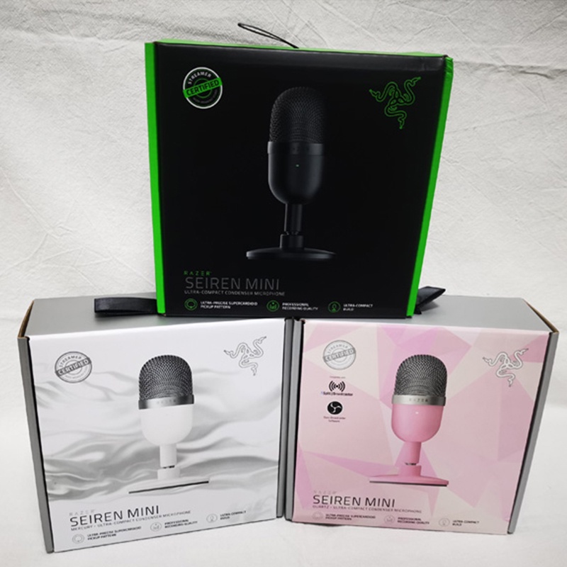 Razer Seiren Mini ไมค์คอมพิวเตอร์ ไมค์ตั้งโต๊ะ USB microphone gaming ...