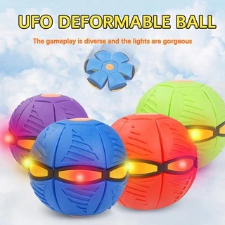 ของเล่นเด็ก ลูกบอลเด้งผิดรูป ของเล่นบีบอัด ลูกบอลจานบินวิเศษ Flying UFO Ball - สินค้าอยู่ไทยพร้อมส่ง