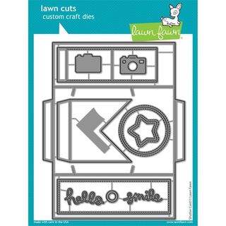 Lawn Cuts Custom Craft Die Shutter Card