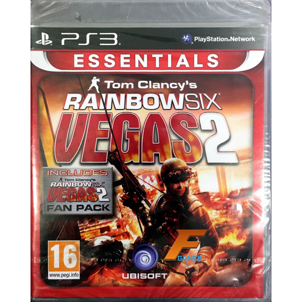 PS3 Tom Clancy's Rainbow Six: Vegas 2 (Zone 2  / EU / English) แผ่นเกมส์ ของแท้ มือหนึ่ง มือ1 ของใหม่ ในซีล