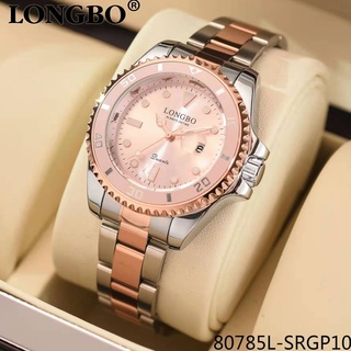 LONGBO 80785แฟชั่นผู้หญิงกันน้ำ Quartz นาฬิกาผู้หญิงหรูหราสแตนเลส