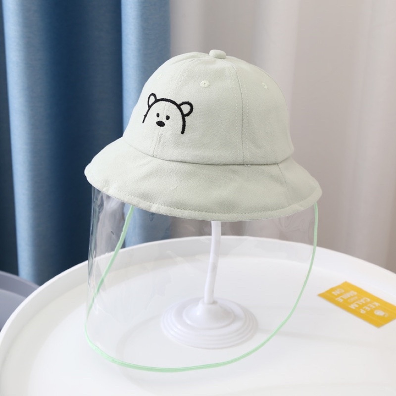 Lalemon หมวกปีกกันไวรัส สำหรับเด็ก 0-2 ปี สินค้าพร้อมส่ง เฟสชิลถอดออกได้ ขนาด 46 cm ,48 cm, 50 cm - รูปที่ 3