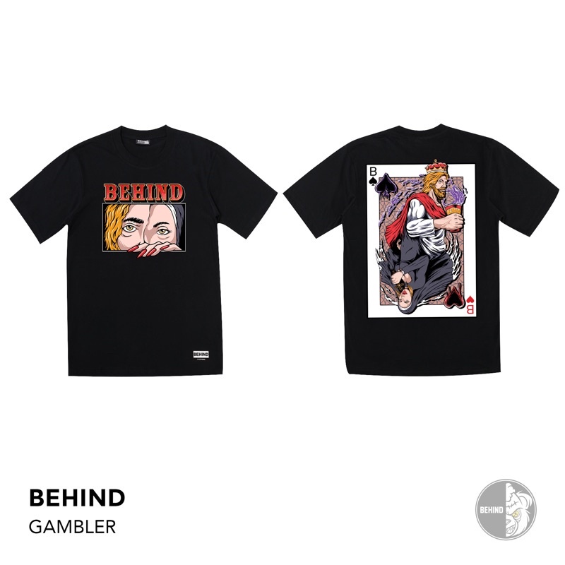 ✳BEHIND CLOTHING เสื้อยืดลาย “ GAMBLER ”