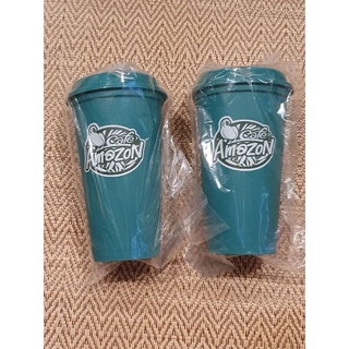 สินค้ามือ1 พร้อมส่ง สีเขียว แก้ว Amazon Reuseable cup แก้วคาเฟ่อเมซอน Cafe Amazon