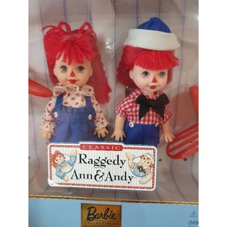 **กล่องไม่สวย** Kelly Doll and Tomm Doll as Raggedy Ann and Andy ซีลเก้าอี้หลุดนะคะ กล่องบุบ #142#