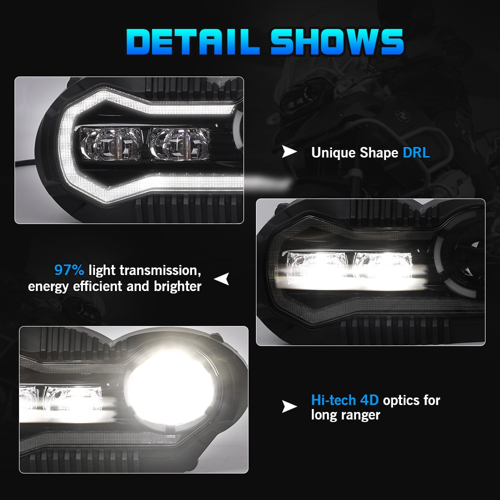 Local StockNewest E24-mark Approved LED Projector Headlight Assembly ...