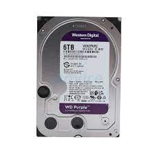 6 TB HDD (ฮาร์ดดิสก์กล้องวงจรปิด) WD PURPLE 5400RPM SATA3 (WD60PURZ) รับประกัน 3 Y