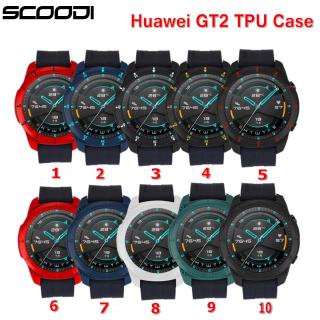 เคส tpu นาฬิกาข้อมือสไตล์ทหารสําหรับ huawei watch gt 2 46 มม