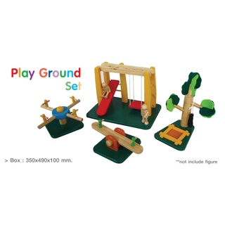 ของเล่นไม้ play ground set เสริมทักษะ เสริมพัฒนาการ  งานไม้