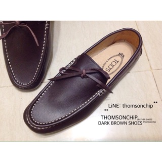 Leather Dark Brown Shoes