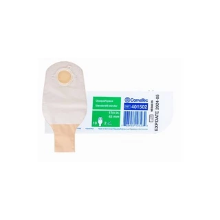 (1 กล่อง) Convatec Sur-Fit Natura Opaque ถุงเก็บอุจจาระหน้าท้องปลายเปิด