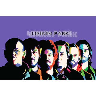 โปสเตอร์ Linkin Park เชสเตอร์ Chester Bennington โปสเตอร์ รูปภาพ ตกแต่งผนัง Poster Music โปสเตอร์วินเทจ โปสเตอร์วงดนตรี