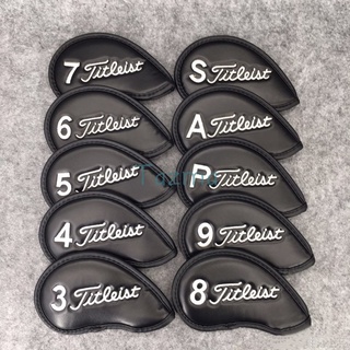 Titleist ปลอกคลุมหัวไม้กอล์ฟ (3,4,5,6,7,8,9,P,A,S) อุปกรณ์เสริม สําหรับหัวไม้กอล์ฟเหล็ก