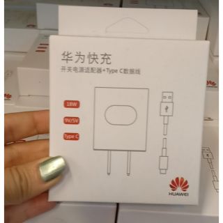 ชุดสายชาร์จ+หัวชาร์จHuawei  สายUSB Type-C+หัวชาร์จ5.0V=4.5A  Charger