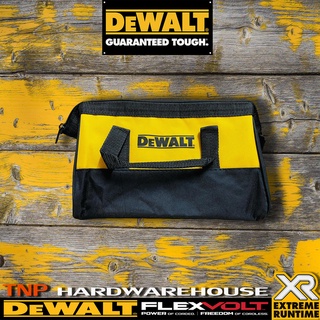 DEWALT กระเป๋า กระเป๋าเครื่องมือช่าง กระเป๋าใส่เครื่องมือ ขนาด 22x40x18ซม. มีแผ่นพลาสติกแข็งรองพื้น