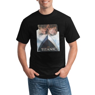 เสื้อยืดลำลอง1998 เสื้อยืดลําลอง แขนสั้น พิมพ์ลาย Titanic The Movie Promo Leonardo Dicaprio สําหรับผู้ชายS to4XL