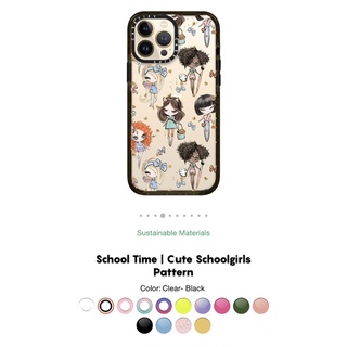 Casetify School Time | Cute Schoolgirls Pattern [Pre-order]