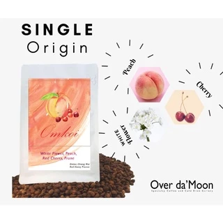 (อย่าลืม!เก็บโค้ดส่งฟรี! ขั้นต่ำ เริ่มต้น0บ.)เมล็ดกาแฟคั่วอ่อน Peach (Doi Chaang & Ethiopia)
