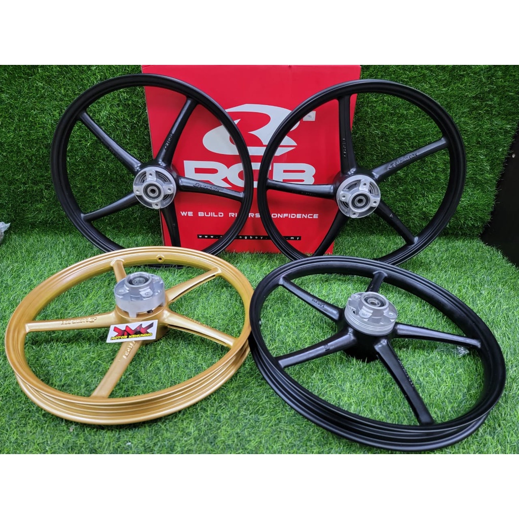 SP522 RCB CUSTOM LAGENDA 135LC Y125 140/140 DEPAN 2BIJI RACINGBOY