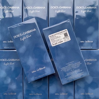 D&amp;G Light Blue Eau Intense EDP 100ml กล่องซีล #dolceandgabbana